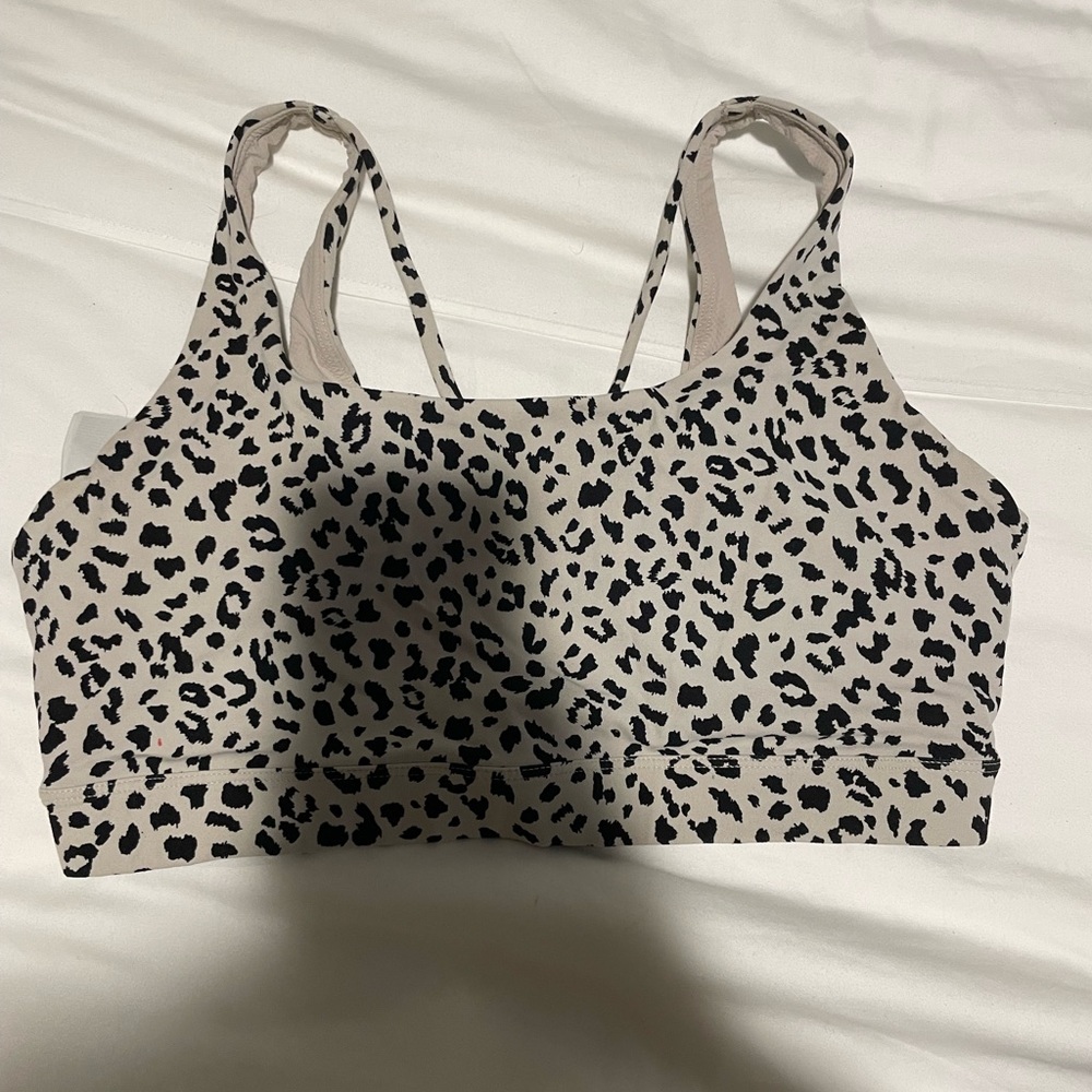 Tan Leopard Sports Bra - Athleta